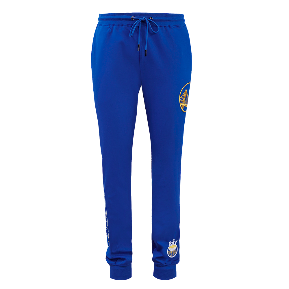NBA GOLDEN STATE WARRIORS CLASSIC CHENILLE MEN'S JOGGER (ROYAL BLUE)