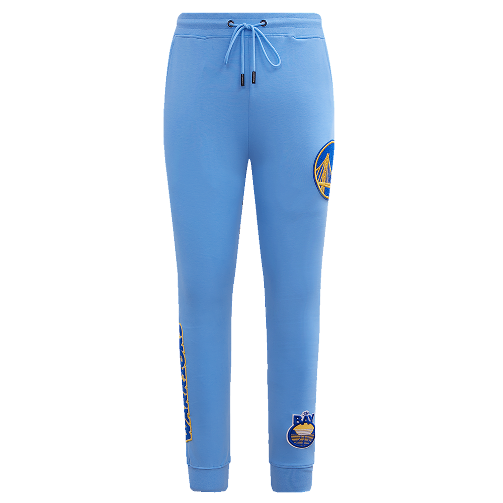 NBA GOLDEN STATE WARRIORS CLASSIC CHENILLE MEN'S JOGGER (UNIVERSITY BLUE)