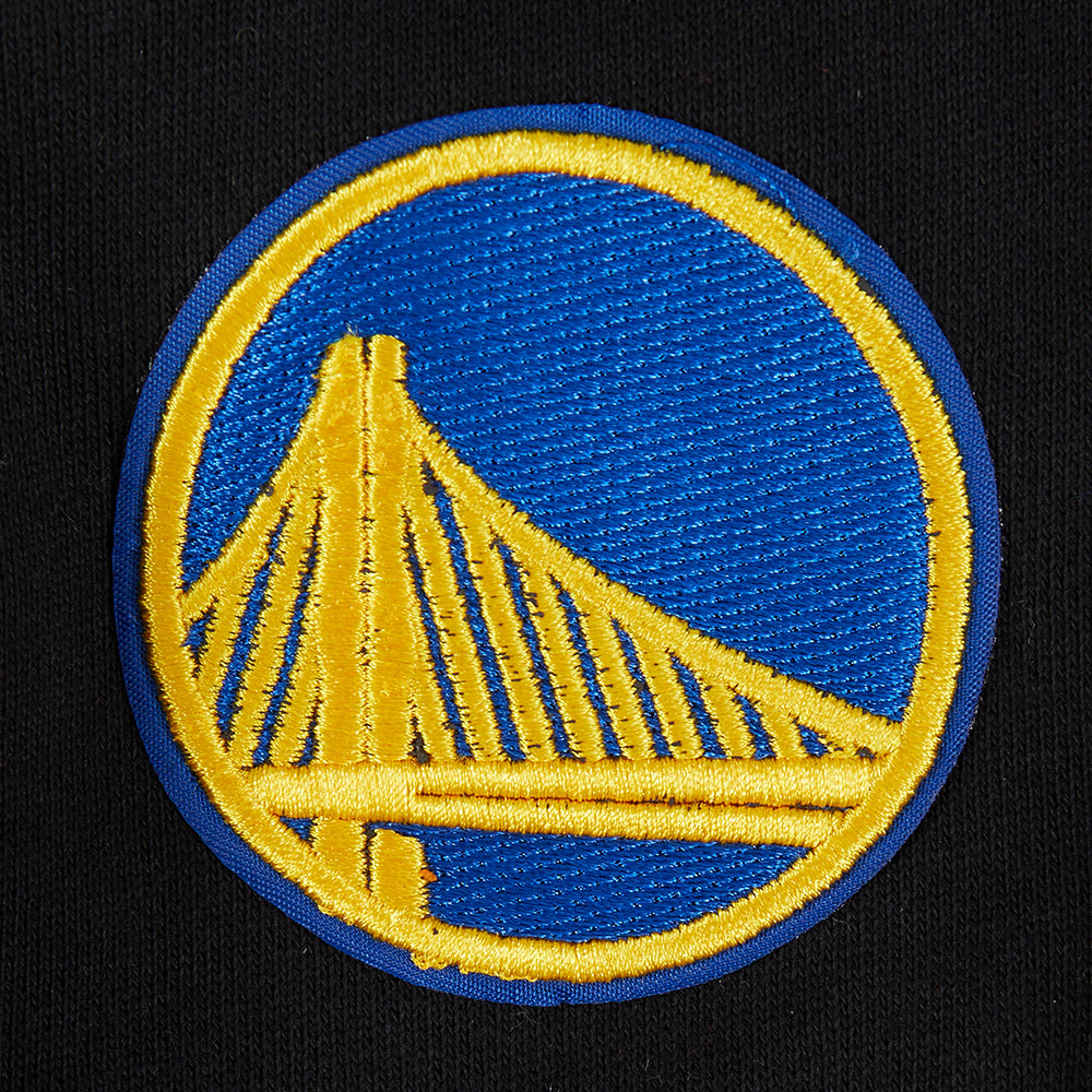 NBA GOLDEN STATE WARRIORS MASHUP MEN'S RIB SWEATPANT (BLACK/ROYAL BLUE/BLACK)