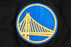 NBA GOLDEN STATE WARRIORS SCRIPT TAIL CHANDAIL À CAPUCHON EN MOLLETON CÔTELÉ POUR HOMME (NOIR/BLEU ROYAL/NOIR)