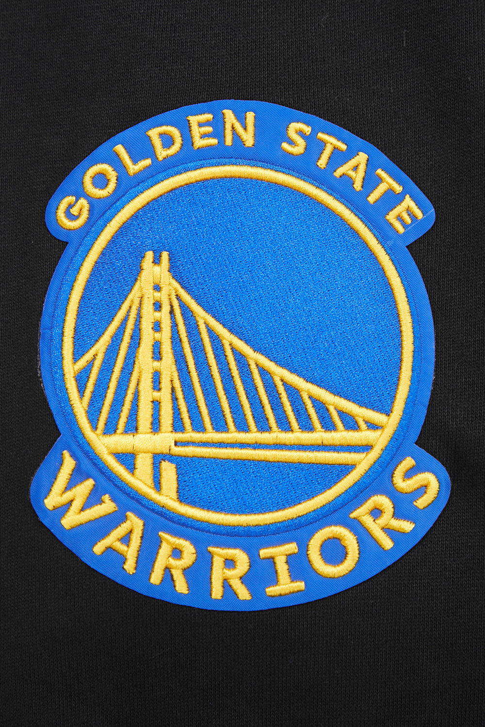 NBA GOLDEN STATE WARRIORS CHANDAIL À COL ROND MASHUP CÔTELÉ POUR HOMME (NOIR/BLEU ROYAL/NOIR)