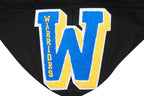NBA GOLDEN STATE WARRIORS MASHUP MEN'S RIB PULLOVER HOODIE (BLACK/ROYAL BLUE/BLACK)