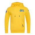 NBA GOLDEN STATE WARRIORS SOUVENIR MEN'S FLEECE PULLOVER HOODIE (YELLOW)