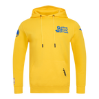 NBA GOLDEN STATE WARRIORS SOUVENIR MEN'S FLEECE PULLOVER HOODIE (YELLOW)