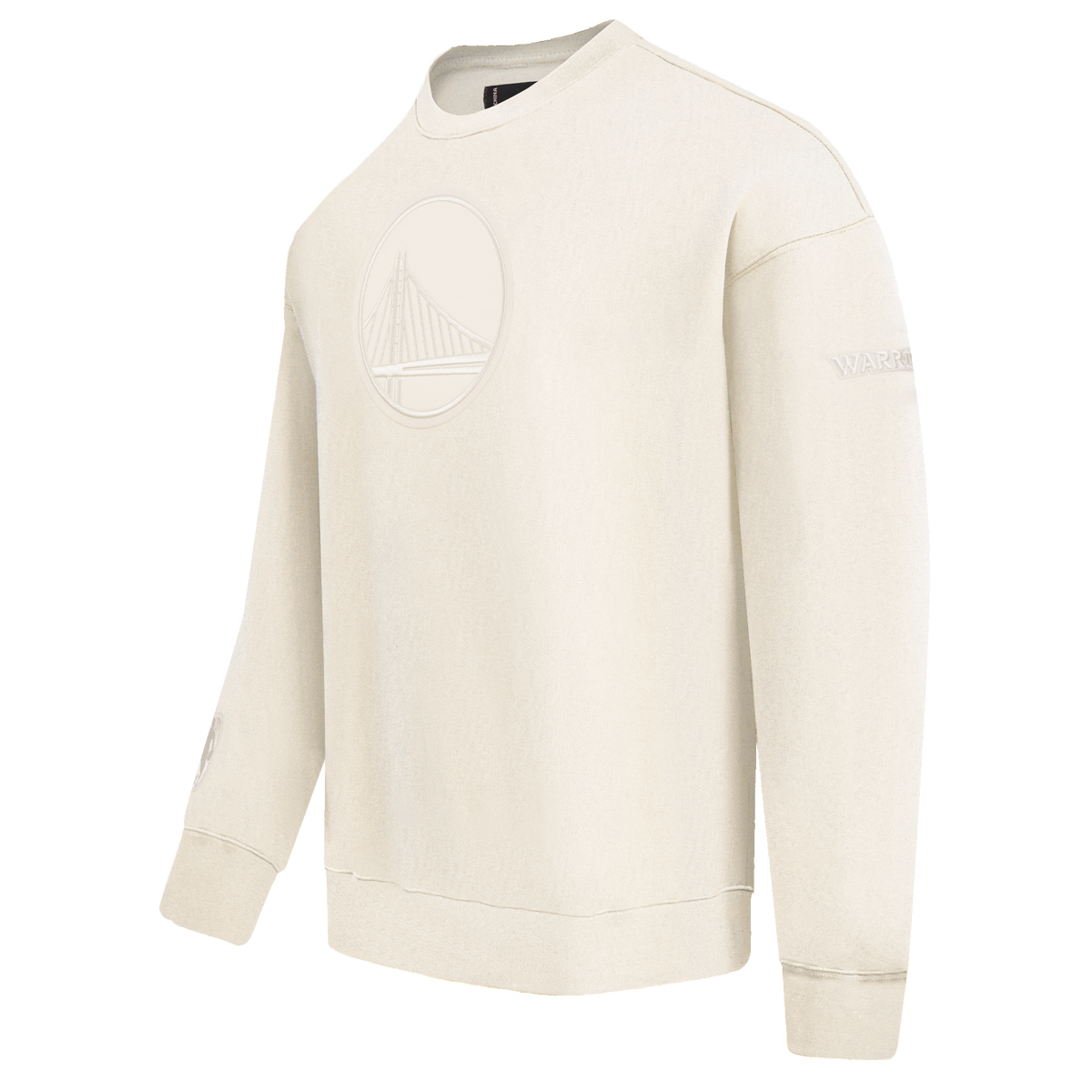 NBA GOLDEN STATE WARRIORS NEUTRAL CHANDAIL À COL ROND EN MOLLETON À ÉPAULES TOMBANTES POUR HOMME POUR HOMME (COQUILLE D'ŒUF)