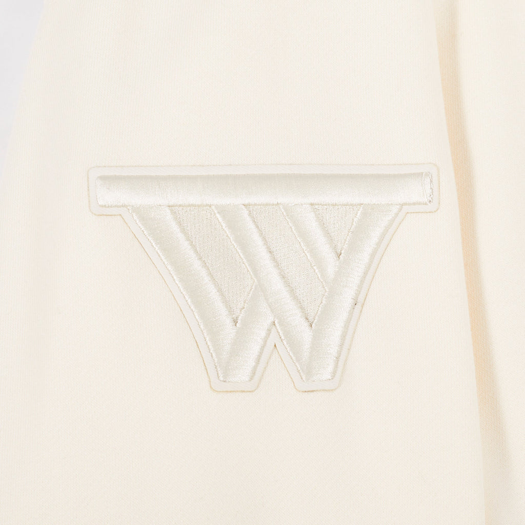 NBA GOLDEN STATE WARRIORS NEUTRAL CHANDAIL À COL ROND EN MOLLETON À ÉPAULES TOMBANTES POUR HOMME POUR HOMME (COQUILLE D'ŒUF)