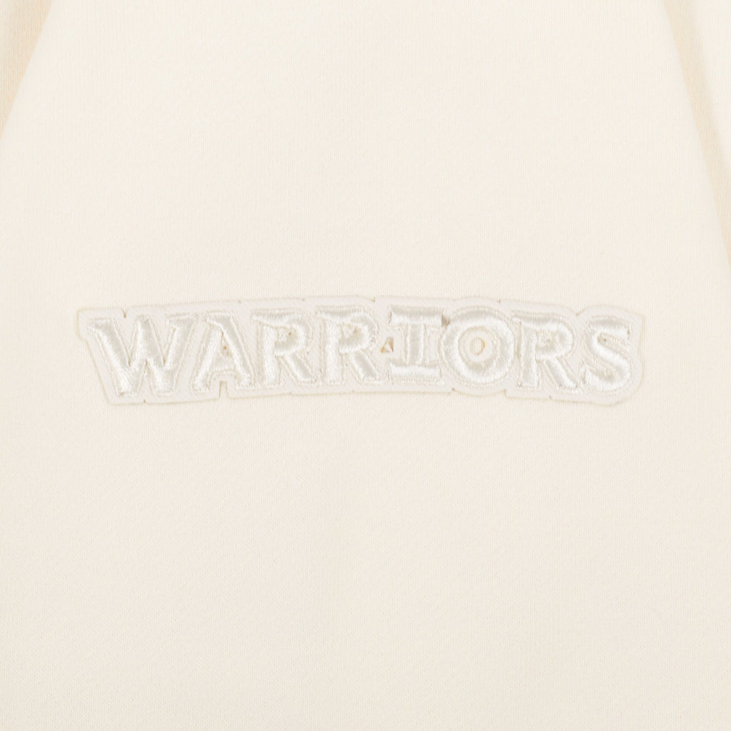 NBA GOLDEN STATE WARRIORS NEUTRAL CHANDAIL À COL ROND EN MOLLETON À ÉPAULES TOMBANTES POUR HOMME POUR HOMME (COQUILLE D'ŒUF)
