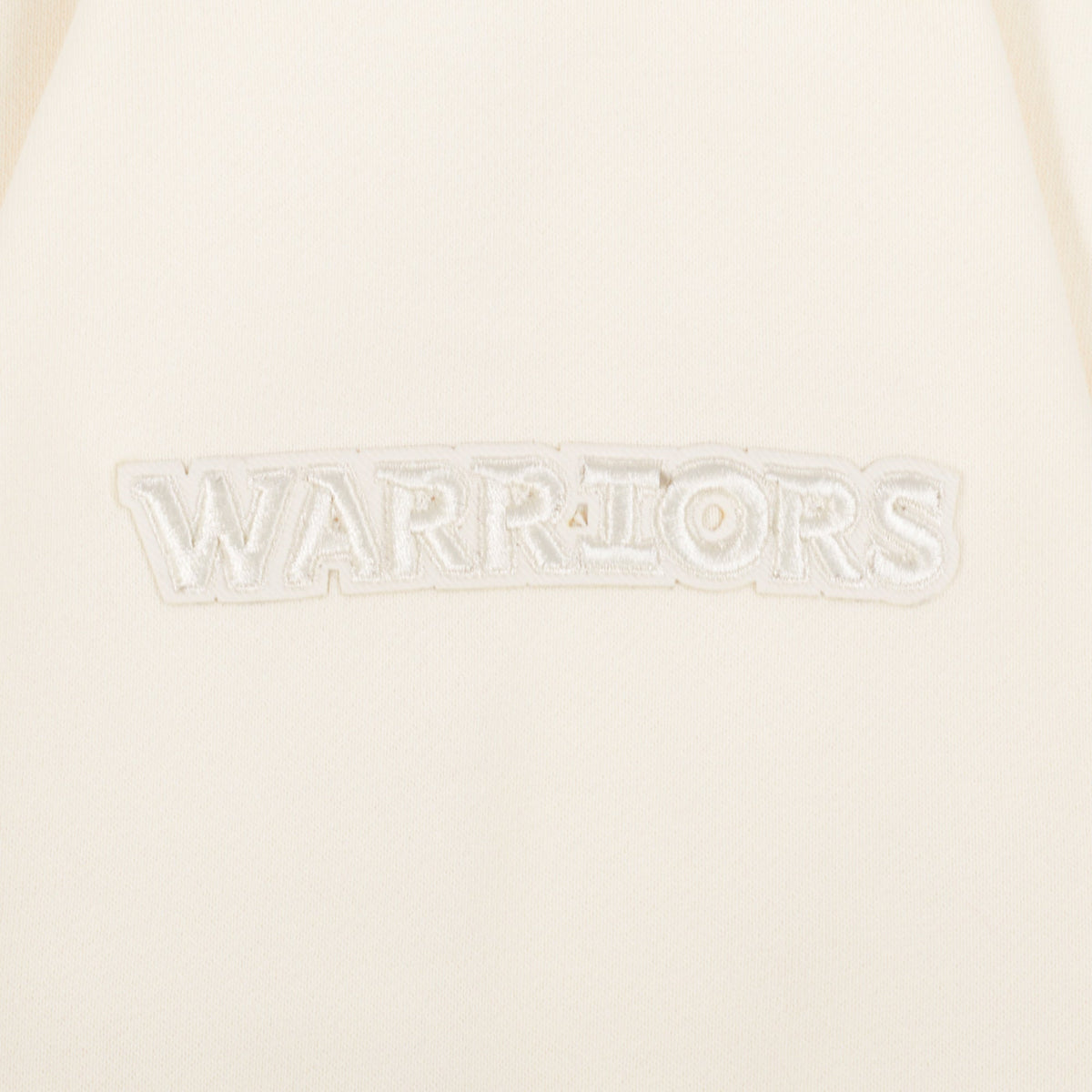 NBA GOLDEN STATE WARRIORS NEUTRAL CHANDAIL À COL ROND EN MOLLETON À ÉPAULES TOMBANTES POUR HOMME POUR HOMME (COQUILLE D'ŒUF)