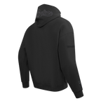 NBA GOLDEN STATE WARRIORS BLACKOUT CHANDAIL À CAPUCHON EN MOLLETON À ÉPAULES TOMBANTES POUR HOMME (NOIR)