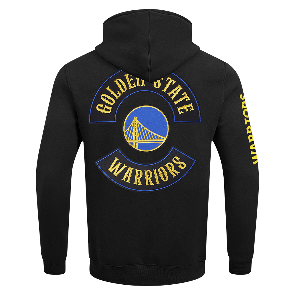 NBA GOLDEN STATE WARRIORS BORN FOR SPORT MEN'S FLC PO HOODIE (BLACK)