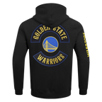 NBA GOLDEN STATE WARRIORS BORN FOR SPORT MEN'S FLC PO HOODIE (BLACK)