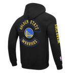 NBA GOLDEN STATE WARRIORS BORN FOR SPORT MEN'S FLC PO HOODIE (BLACK)