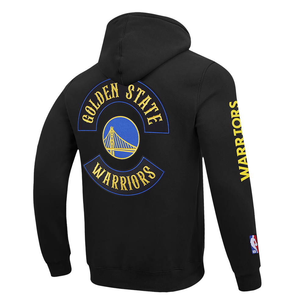 NBA GOLDEN STATE WARRIORS BORN FOR SPORT MEN'S FLC PO HOODIE (BLACK)