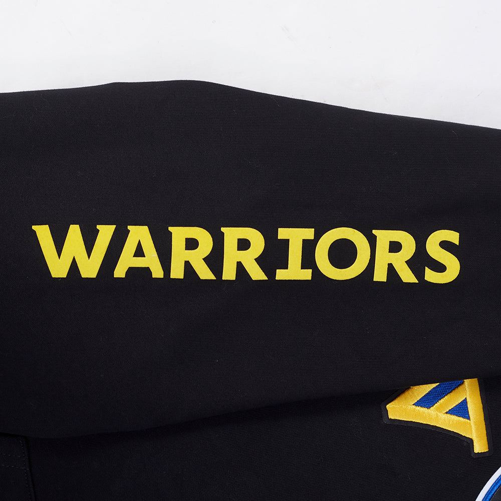 NBA GOLDEN STATE WARRIORS BORN FOR SPORT MEN'S FLC PO HOODIE (BLACK)