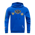 NBA GOLDEN STATE WARRIORS BORN FOR SPORT MEN'S FLC PO HOODIE (ROYAL BLUE)