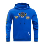 NBA GOLDEN STATE WARRIORS BORN FOR SPORT MEN'S FLC PO HOODIE (ROYAL BLUE)