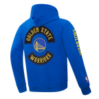 NBA GOLDEN STATE WARRIORS BORN FOR SPORT MEN'S FLC PO HOODIE (ROYAL BLUE)