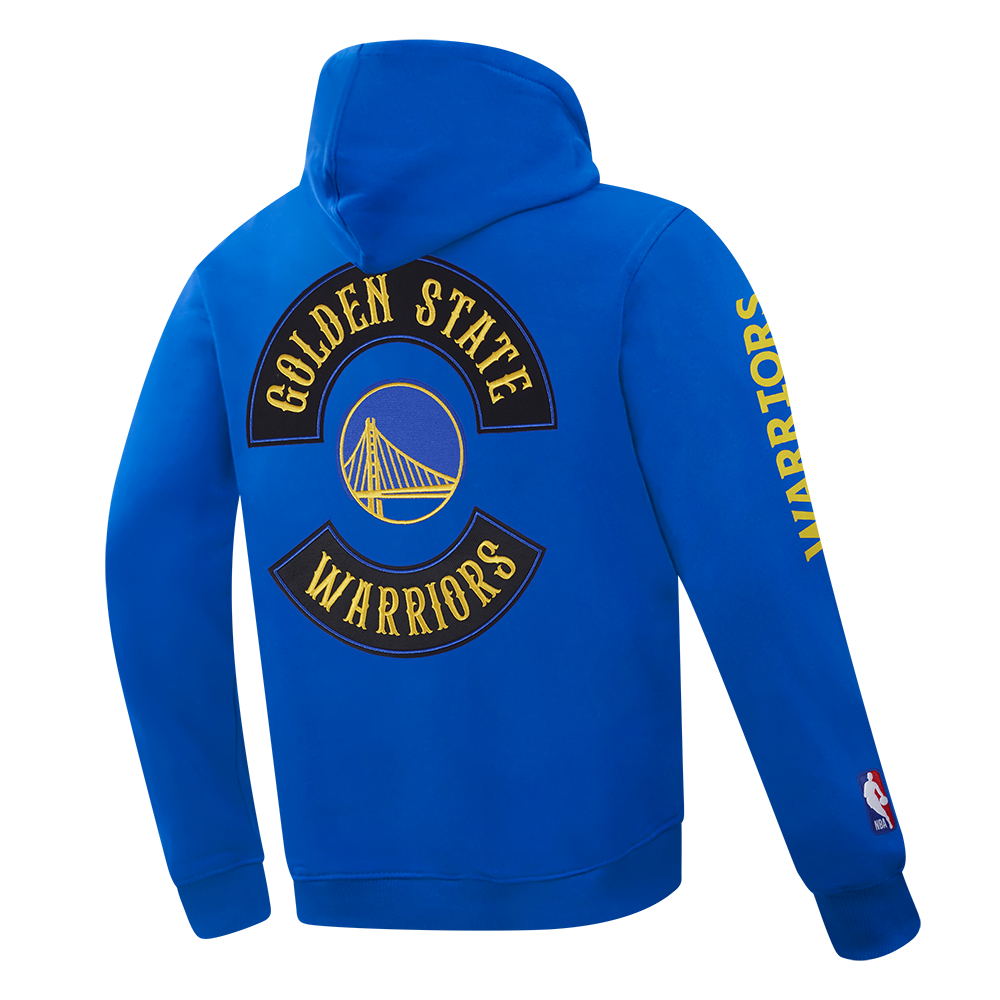 NBA GOLDEN STATE WARRIORS BORN FOR SPORT MEN'S FLC PO HOODIE (ROYAL BLUE)