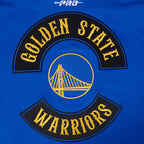 NBA GOLDEN STATE WARRIORS BORN FOR SPORT MEN'S FLC PO HOODIE (ROYAL BLUE)