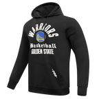 NBA GOLDEN STATE WARRIORS MODERN ORIGINALS MEN'S FLC PO HOODIE (BLACK)