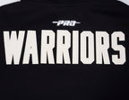 NBA GOLDEN STATE WARRIORS MODERN ORIGINALS MEN'S FLC PO HOODIE (BLACK)