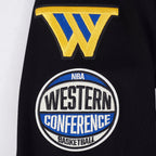 NBA GOLDEN STATE WARRIORS MODERN ORIGINALS MEN'S FLC PO HOODIE (BLACK)