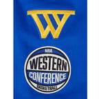 NBA GOLDEN STATE WARRIORS MODERN ORIGINALS MEN'S FLC PO HOODIE (ROYAL BLUE)