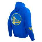 NBA GOLDEN STATE WARRIORS LIVING LARGE MEN'S PULLOVER HOODIE (ROYAL BLUE)