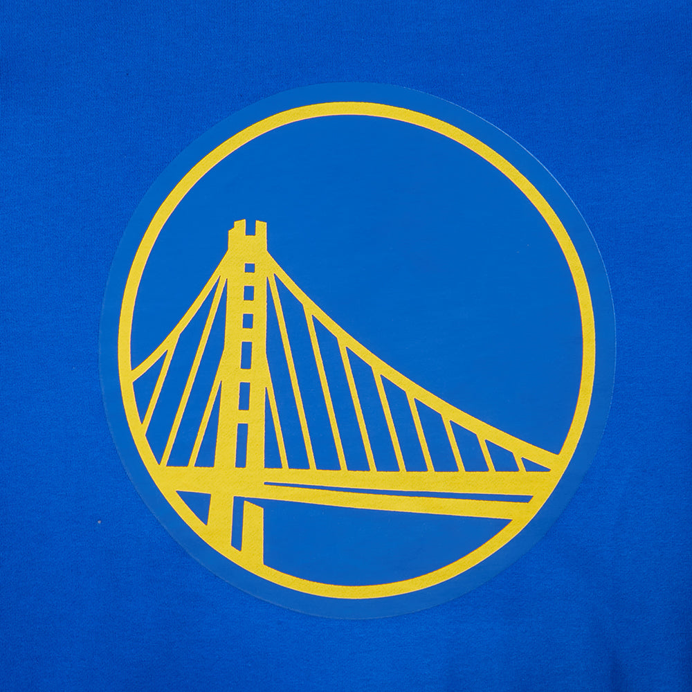 NBA GOLDEN STATE WARRIORS LIVING LARGE MEN'S PULLOVER HOODIE (ROYAL BLUE)