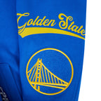 NBA GOLDEN STATE WARRIORS LIVING LARGE MEN'S PULLOVER HOODIE (ROYAL BLUE)