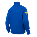 NBA GOLDEN STATE WARRIORS CITY ARCH MEN'S FLC 1/4 ZIP (ROYAL BLUE)