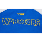 NBA GOLDEN STATE WARRIORS CITY ARCH MEN'S FLC 1/4 ZIP (ROYAL BLUE)