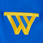 NBA GOLDEN STATE WARRIORS CITY ARCH MEN'S FLC 1/4 ZIP (ROYAL BLUE)