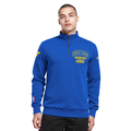 NBA GOLDEN STATE WARRIORS CITY ARCH MEN'S FLC 1/4 ZIP (ROYAL BLUE)