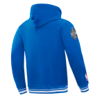 NBA GOLDEN STATE WARRIORS LETTERMAN CHANDAIL À CAPUCHON POUR HOMME (BLEU ROYAL)