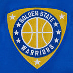 NBA GOLDEN STATE WARRIORS LETTERMAN CHANDAIL À CAPUCHON POUR HOMME (BLEU ROYAL)