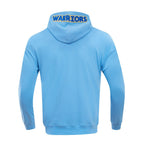 NBA GOLDEN STATE WARRIORS CLASSIC CHENILLE MEN'S PULLOVER HOODIE (UNIVERSITY BLUE)