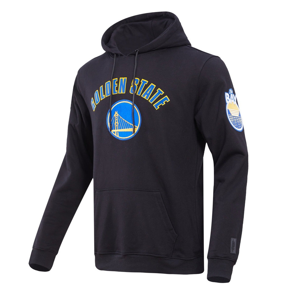 NBA GOLDEN STATE WARRIORS CLASSIC MEN'S PULLOVER HOODIE (BLACK)