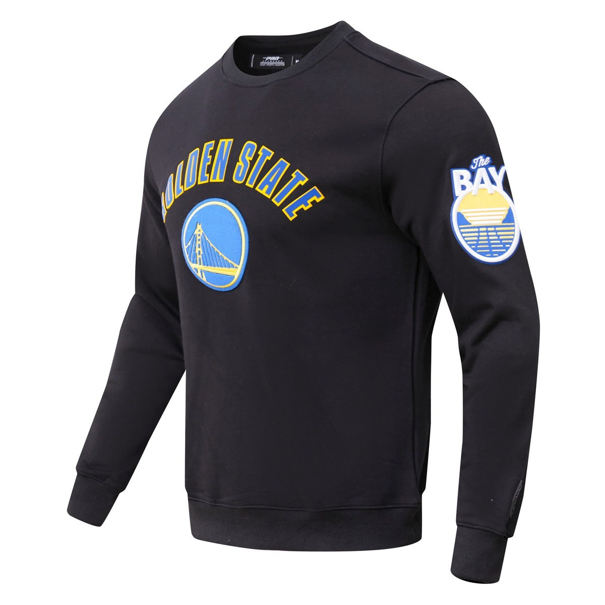 NBA GOLDEN STATE WARRIORS CLASSIC MEN'S CREWNECK (BLACK)