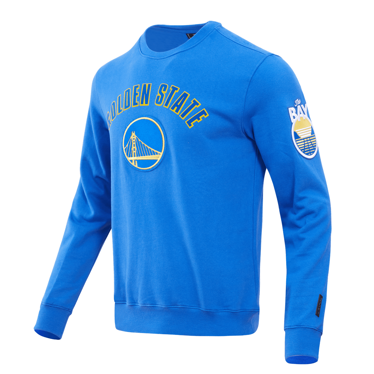 NBA GOLDEN STATE WARRIORS CLASSIC MEN'S CREWNECK (ROYAL BLUE)