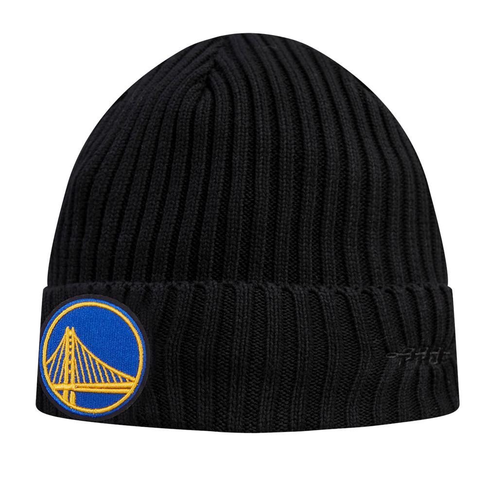 NBA GOLDEN STATE WARRIORS KNIT BOX SET BEANIE (BLACK)