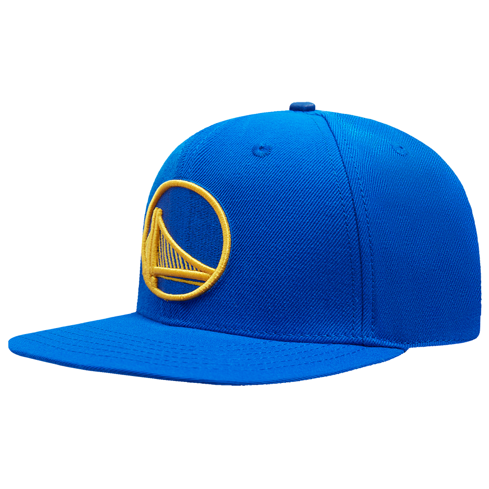 NBA GOLDEN STATE WARRIORS SCRIPT TAIL WOOL SNAPBACK (ROYAL BLUE)