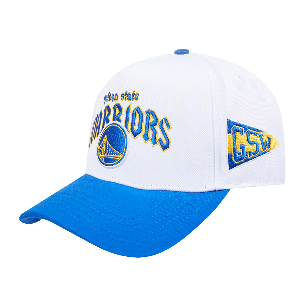NBA GOLDEN STATE WARRIORS CITY TOUR ESSENTIAL CURVED VISOR SNAPB (WHITE)