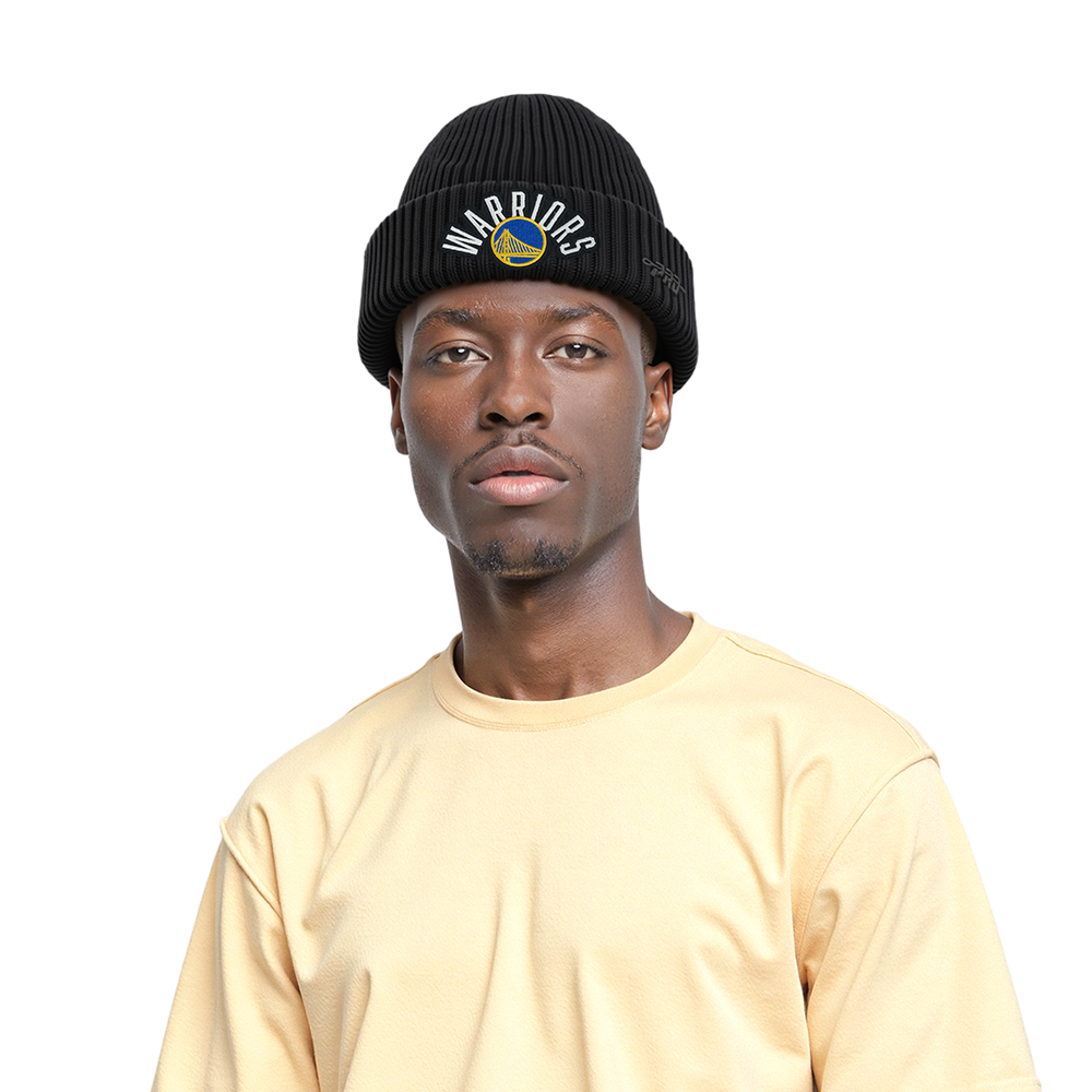 NBA GOLDEN STATE WARRIORS MODERN ORIGINALS TUQUE PRO NON DOUBLÉE À REVERS (NOIR)