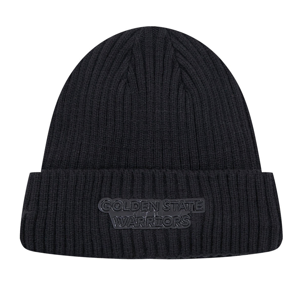 NBA GOLDEN STATE WARRIORS UNISEX CLASSIC 3BK BEANIE (TRIPLE BLACK)