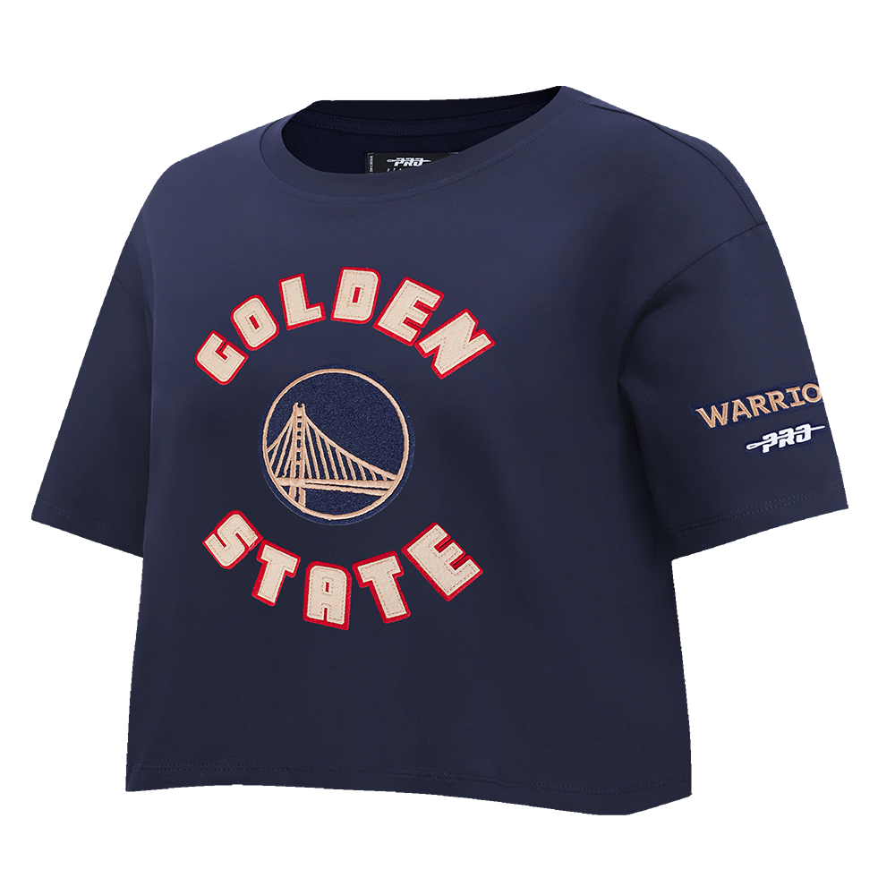 NBA GOLDEN STATE WARRIORS CITY EDITION 24-25 WOMEN'S SJ BOXY TEE (MIDNIGHT NAVY)