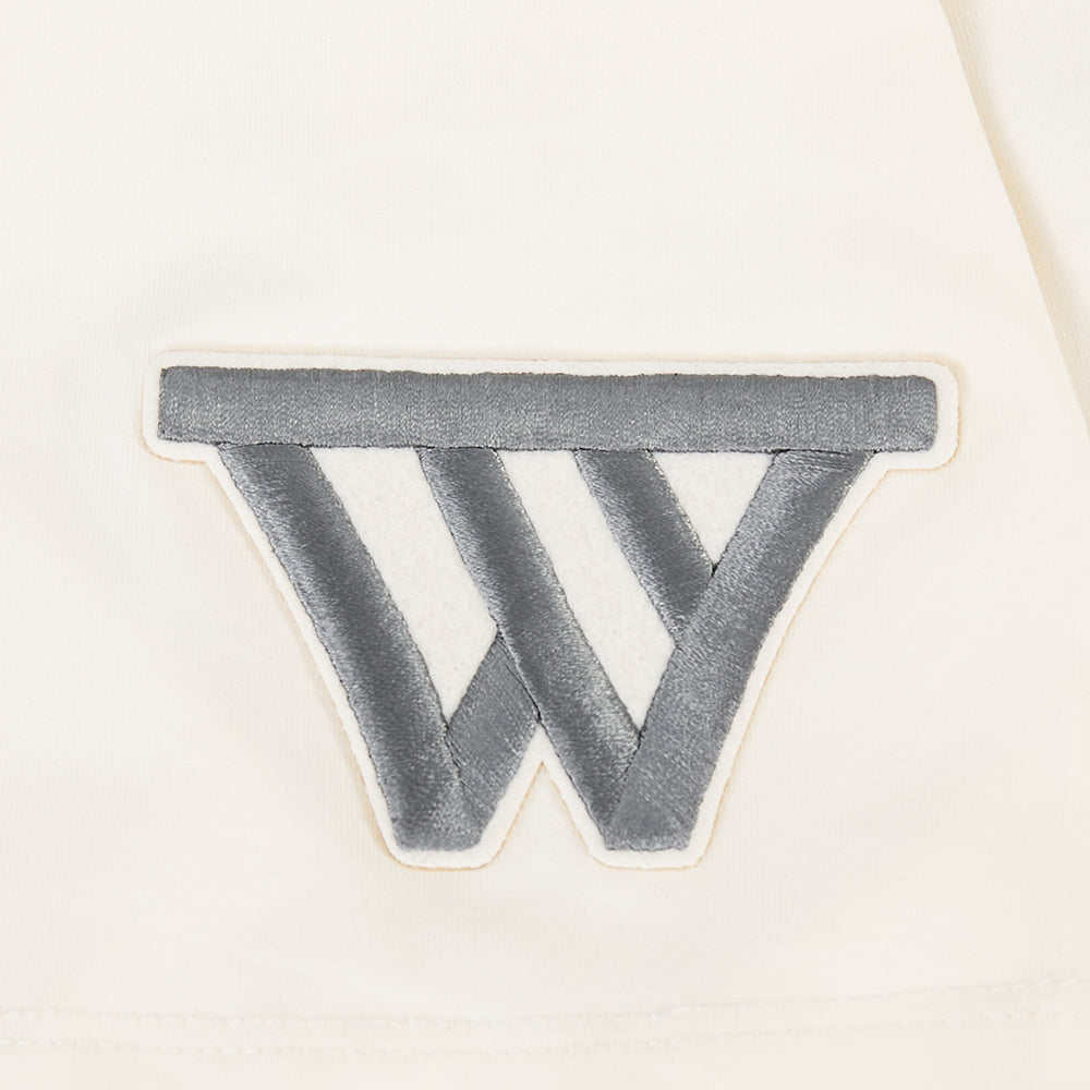 NBA GOLDEN STATE WARRIORS STREET TEAM T-SHIRT EN JERSEY SIMPLE À COUPE AJUSTÉE POUR FEMME (COQUILLE D'ŒUF)