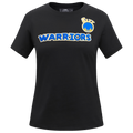 NBA GOLDEN STATE WARRIORS CLASSIC T-SHIRT AJUSTÉ À MANCHES COURTES POUR FEMME (NOIR)