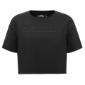 NBA GOLDEN STATE WARRIORS NEUTRAL T-SHIRT À COUPE CARRÉE POUR FEMME (NOIR)