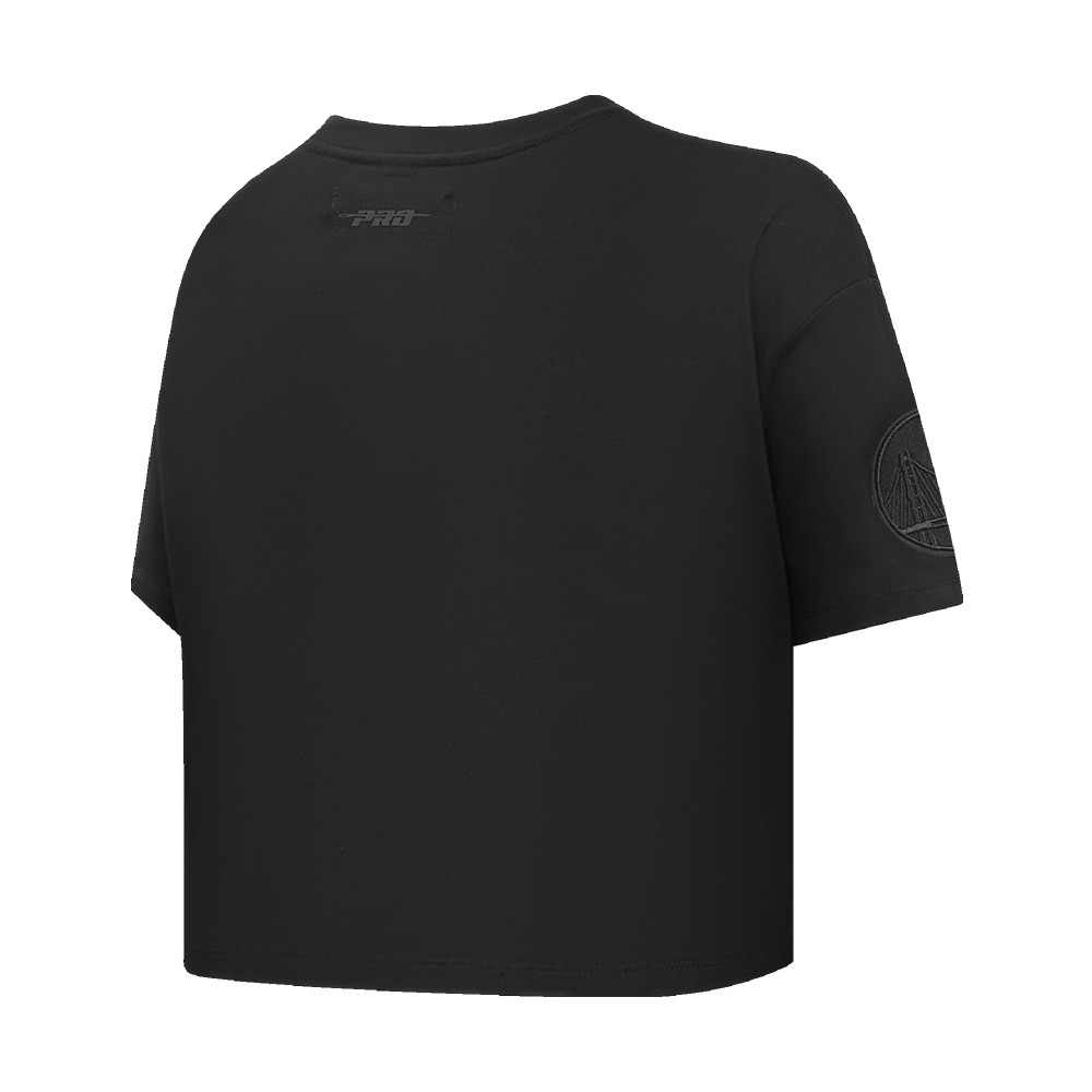 NBA GOLDEN STATE WARRIORS NEUTRAL T-SHIRT À COUPE CARRÉE POUR FEMME (NOIR)